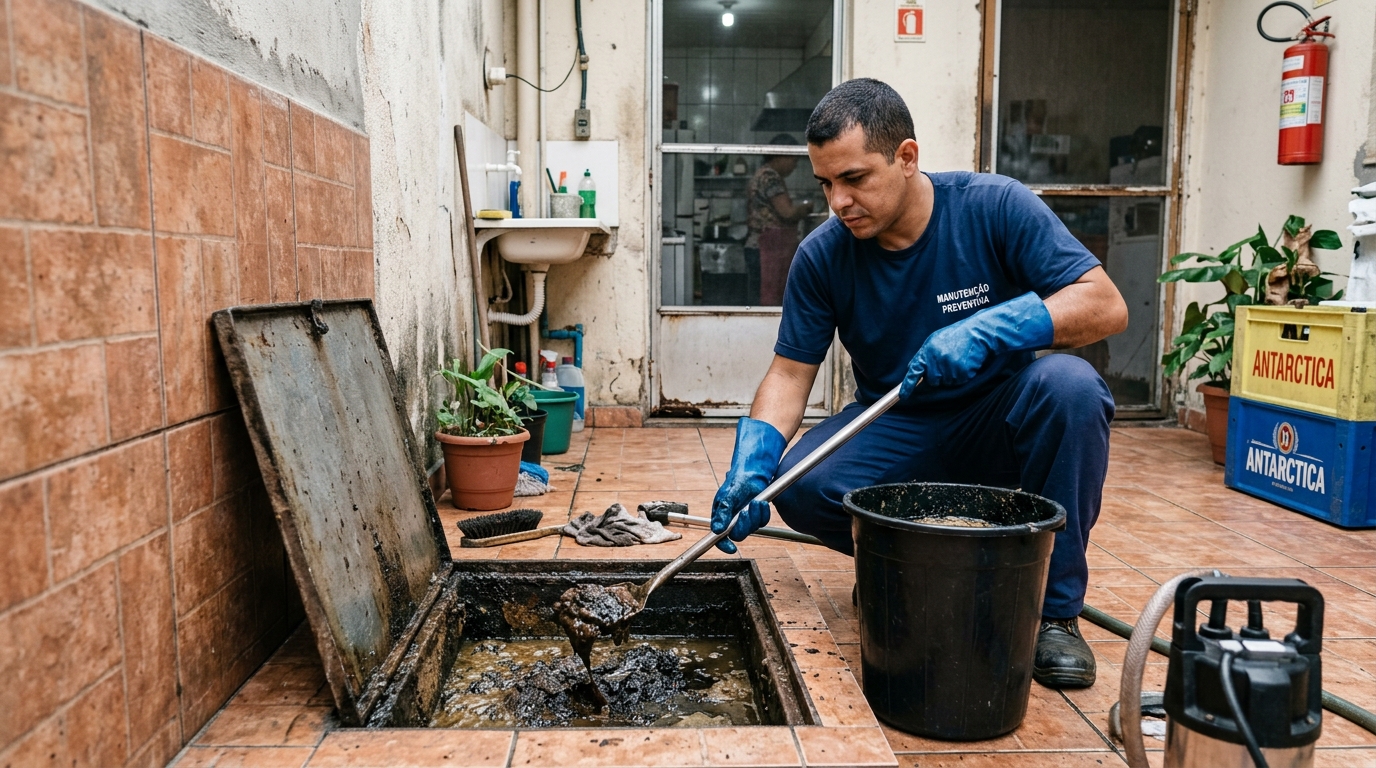 Limpeza de Caixa de Gordura perto de mim em Campo Grande‑MS